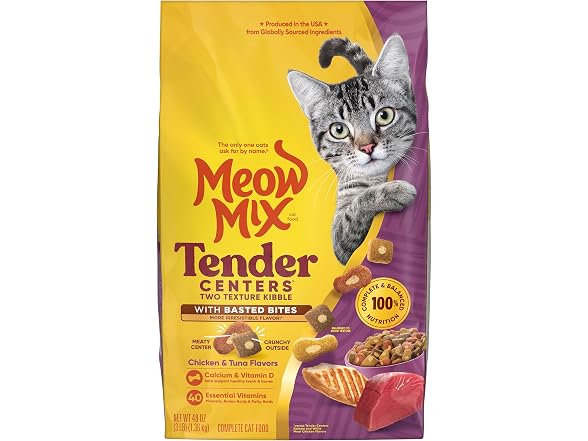Meow Mix Tender Centers, Dry Cat Food