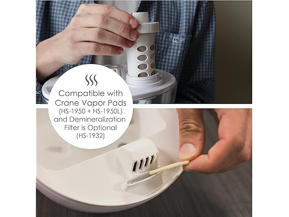 Crane Crane Ultrasonic Teardrop Humidifier for Baby,