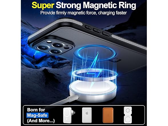 Hualele Magnetic iPhone 15 Pro Max Case