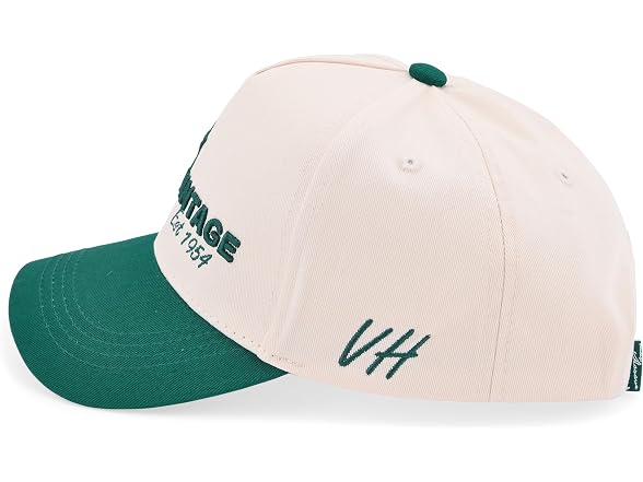 Western Retro Snapback Cap - Green