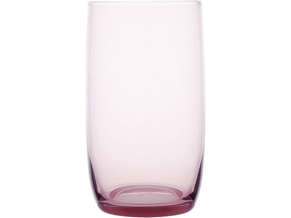 Fortessa Gala Glass, 19 Oz. Iced Beverage (Set of 4), Pink