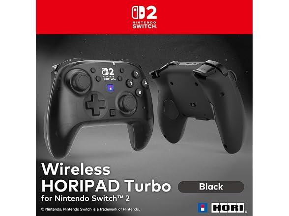 HORI Wireless HORIPAD Turbo for Switch 2 (Black)
