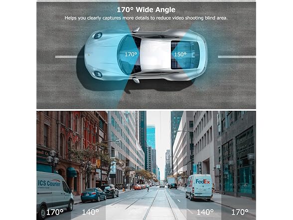 SPADE Dash Cam Front and Rear