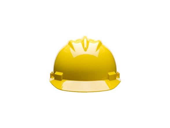Milwaukee 48-73-1200 White Front Brim Vented Hard Hat – 4-Point Ratchet Suspension