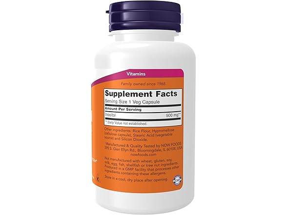 NOW Inositol 500mg, 100ct
