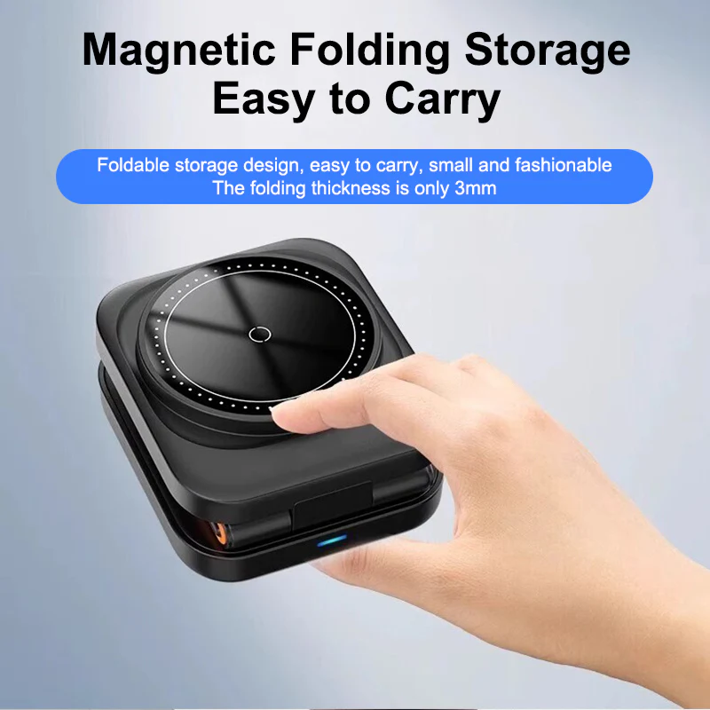 3-in-1 Foldable Magnetic Wireless Charger - Gallery 22
