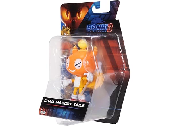 Sonic 3 Movie Action Figures 5" Chao Mascot Tails Figure