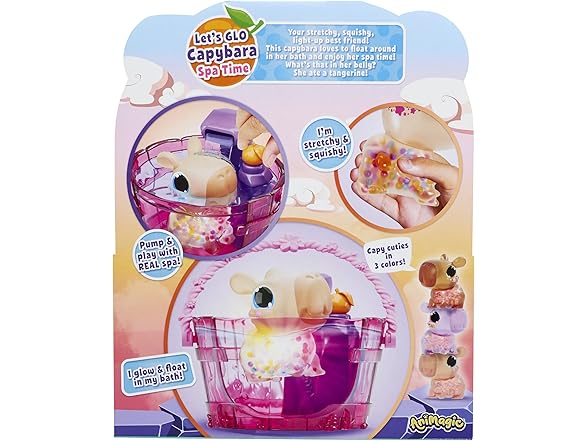 Animagic Let's Glo Capybara Spa Time