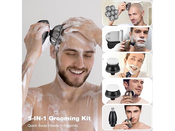 7D Head Shaver for Bald Men