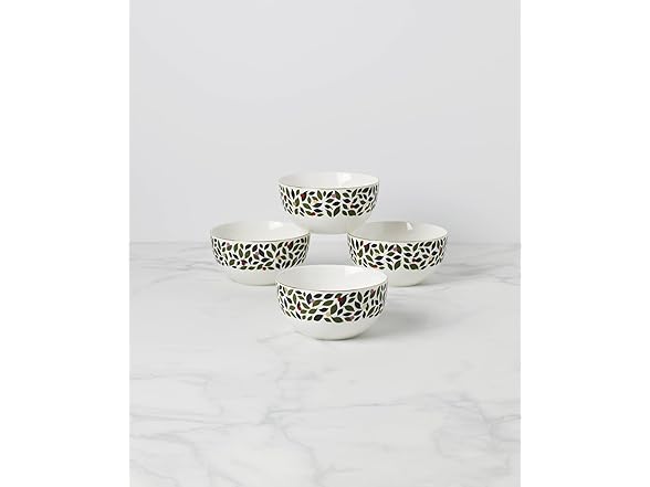 kate spade new york Evergreen 4-Piece Soup/Cereal Bowls
