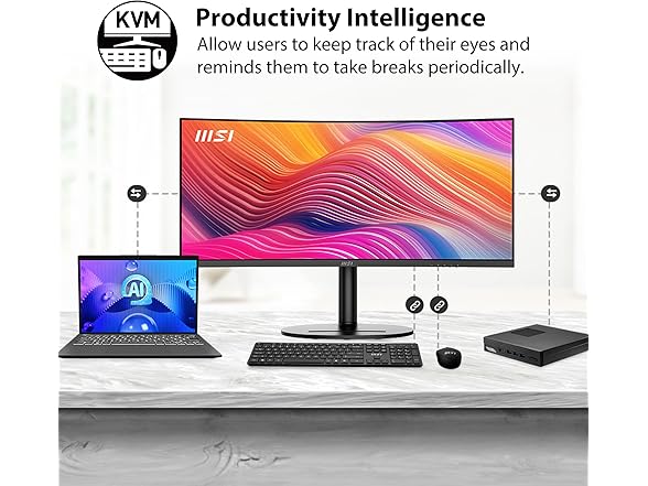 MSI 34" UWQHD Monitor | Modern MD342CQP