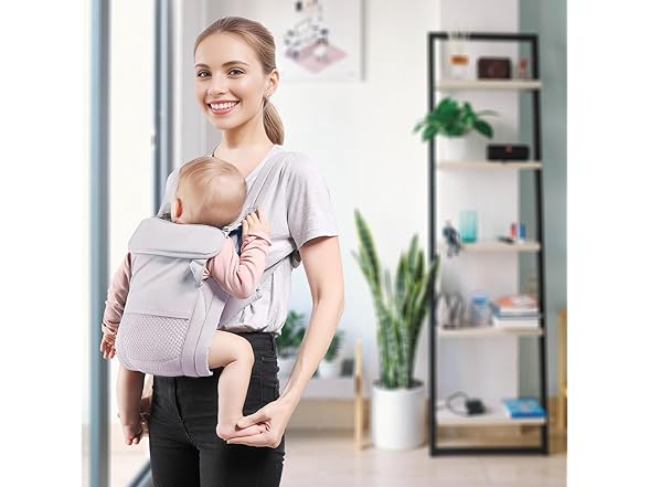 Shiaon Baby Carrier Newborn to Toddler Grey