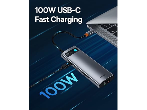 Baseus 8-in-1 USB C Hub Docking Station