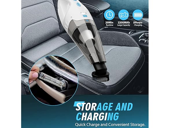 FUOAYOC HandHeld Vacuum Cordless Rechargeable