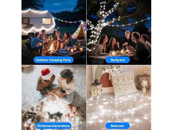 Lakumu 2-in-1 Rechargeable Fairy Lights
