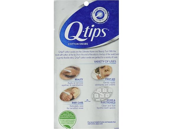 Q Tips Swabs 375 Count