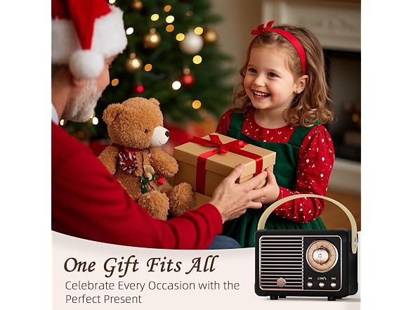 2BOOM Mini Bluetooth Retro Speaker