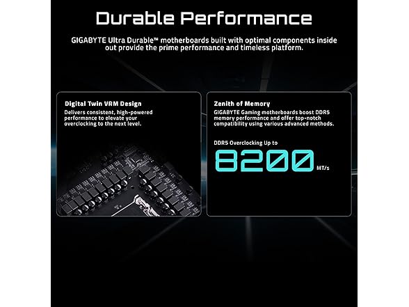 GIGABYTE X870 Gaming X WIFI7 AMD AM5 LGA 1718 Motherboard, ATX, DDR5, 3X M.2, PCIe 5.0, USB4, WIFI7, 2.5GbE LAN, EZ-Latch, 5-Year Warranty (Open Box)