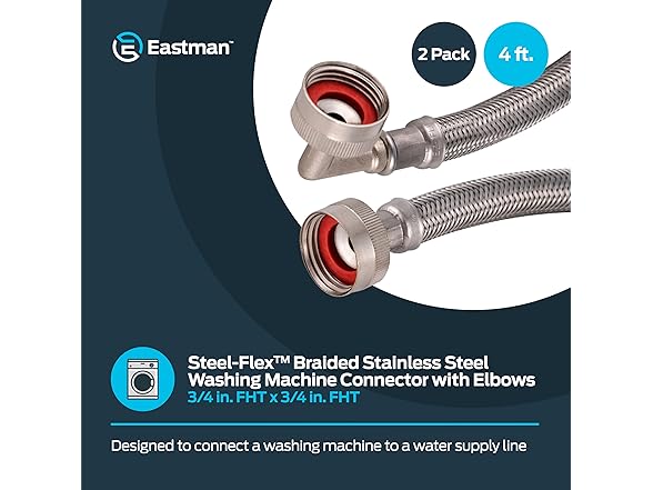 Eastman PVC Coated Braided Washing Machine Hose