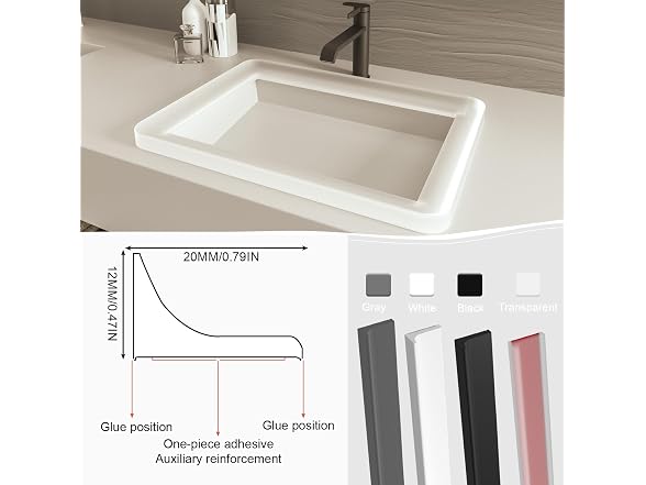 Alophoty 59 Inch Collapsible Shower Threshold Barrier