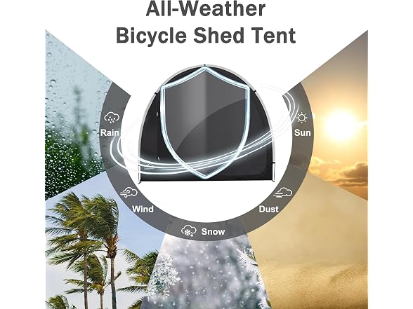 Azaeahom Waterproof Bike Storage Tent