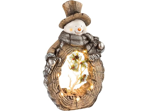 Alpine Corporation 21" H Snowman Statue