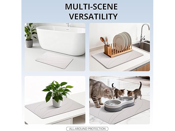 GLLAPITK Stone Bath Mat