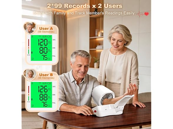 52HZ Upper Arm Blood Pressure Monitor