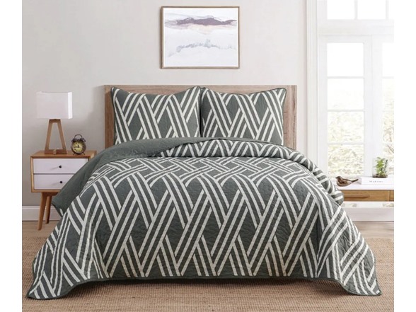 Grey Chevron Weave