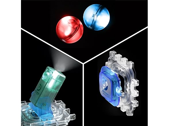 Discovery Marble Run Race Track – 92-Piece Light-Up