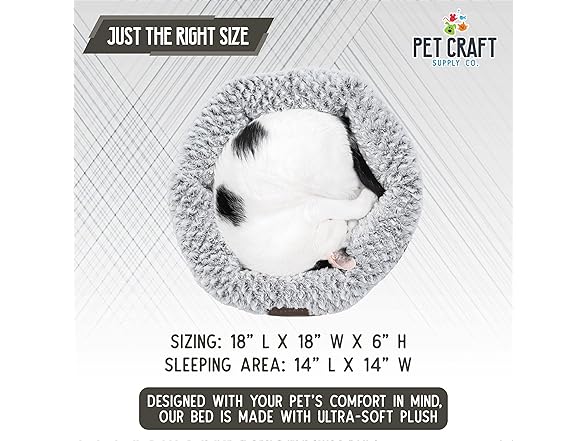 Pet Craft Supply Soho Round Cat Bed