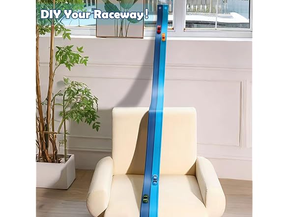 YUOIOYU Flexible Race Track for Kids
