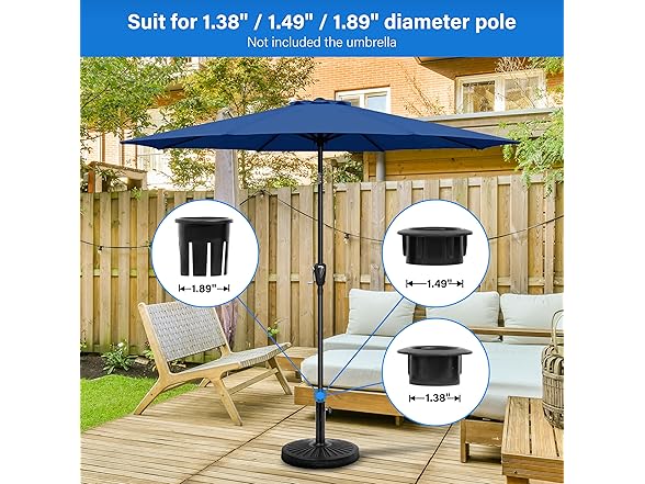 Simple Deluxe 18.11" Umbrella Base