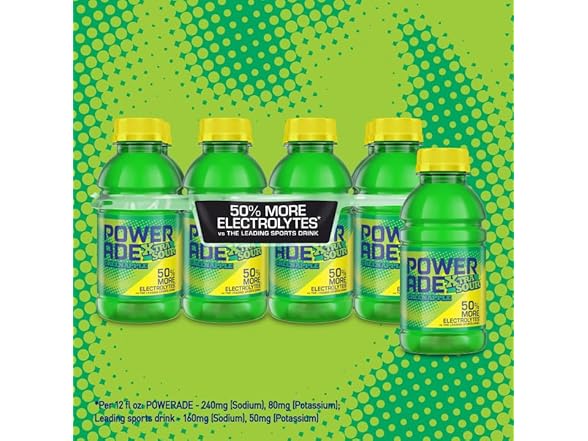 POWERADE Green Apple XTRA Sour 12oz 8pk