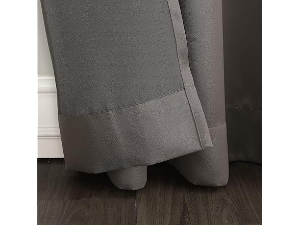 Sun Zero Energy Efficient Curtain Panel, Gray