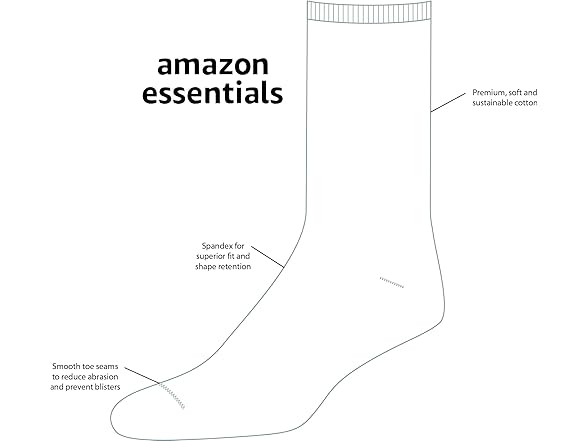 (5 Pairs) Amazon Men's Dress Socks