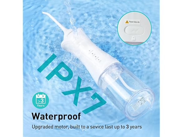COSLUS W1644 Water Dental Flosser Pick for Teeth