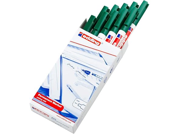 edding 400 permanent marker - zwart - 10 stiften 