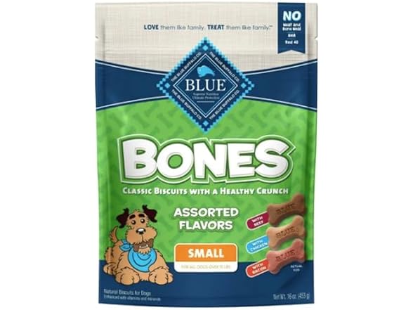Blue Buffalo Dog Biscuits Assorted 16oz