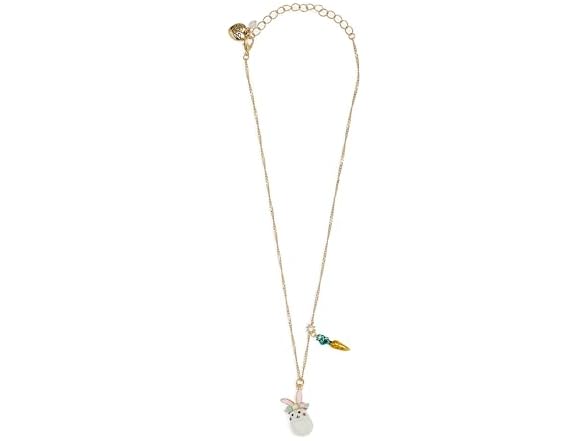 Betsey Johnson Bunny Pendant Necklace