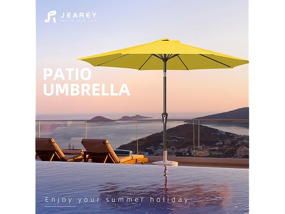 JEAREY 10FT Patio Market Umbrella