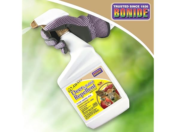 Bonide Go Away! Deer & Rabbit Repellent, 32 oz.