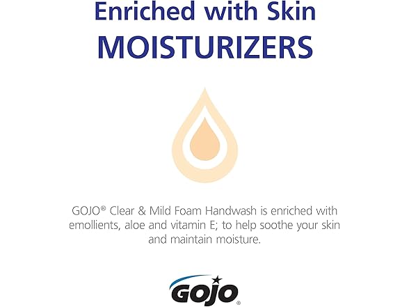 GOJO Green Certified Clear & Mild Foam