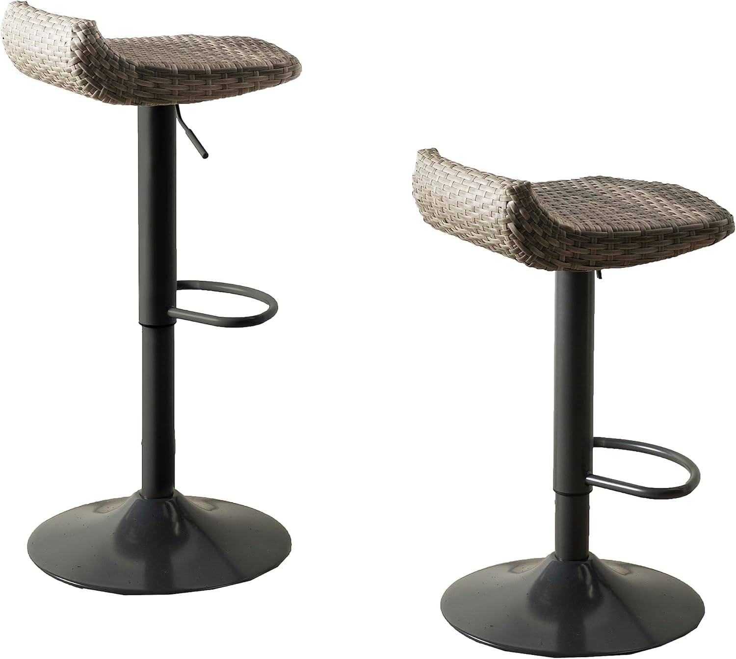 Cannes Woven Outdoor Barstool Set - Gallery 6