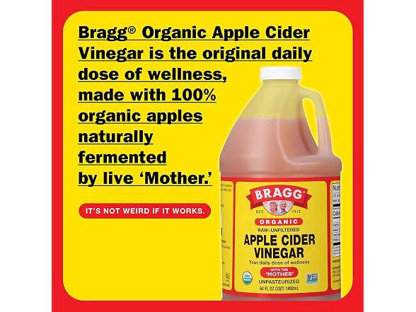 Bragg Organic Apple Cider Vinegar with the Mother