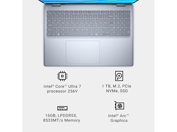 Dell 16 Plus Intel Core Ultra 7 16" 2.5K Laptop
