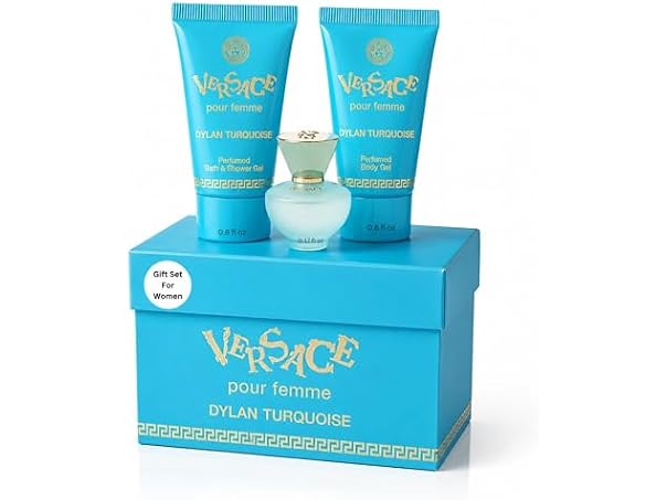 $12.99, Was $21.7832, 40% Off! Versace Dylan Turquoise Womens Mini Perfume Trio dealfomo