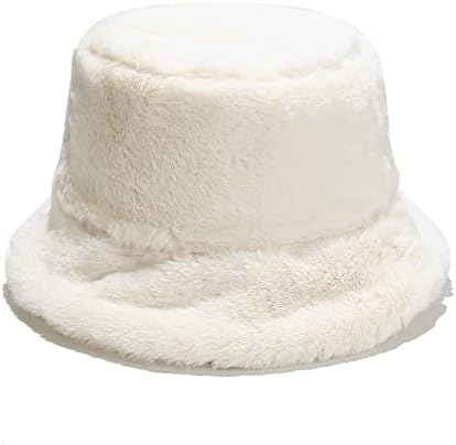 Women's Faux Fur Fuzzy Bucket Hat