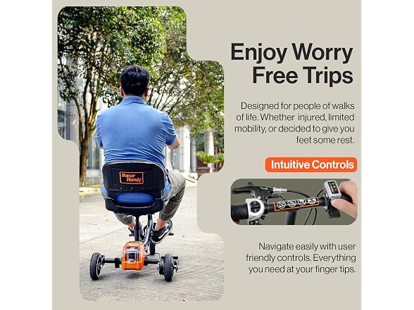 SuperHandy Passport Scooter 3W 6.5mi