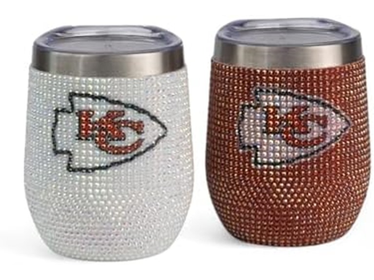 CHIEFS Bling Wine Tumblers 2pk